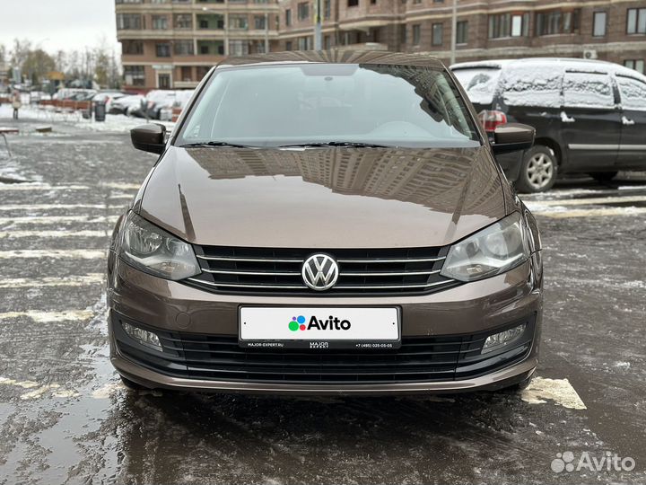 Volkswagen Polo 1.6 AT, 2016, 126 000 км