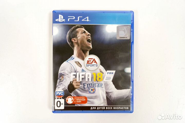 Fifa 18 ps4 диск