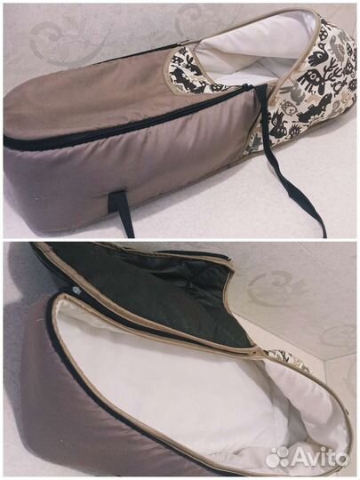 Переноска и бортики в кроватку для новорожденного