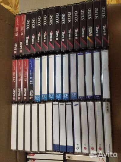 Кассеты магнитофонные с студийной записью