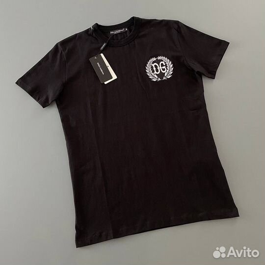 Dolce gabbana футболка черная