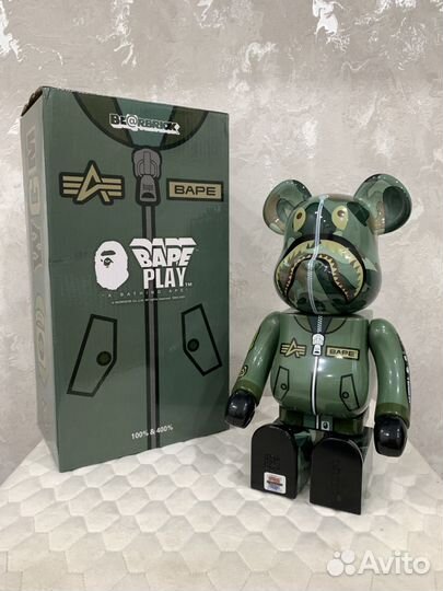 Игрушка bearbrick 28cм BapePlay, новая модель