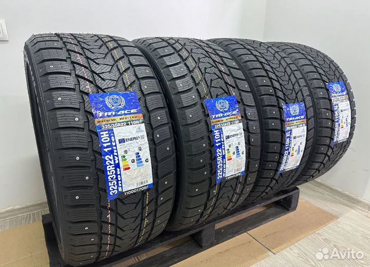 Tri Ace Snow White II Stud 285/40 R22 и 325/35 R22 110H