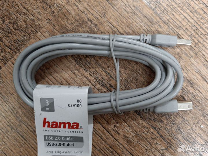 USB кабель am bm, для принтера или другого оборудо