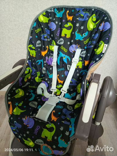 Стульчик для кормления chicco polly