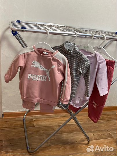 Вещи пакетом на девочку 74 80