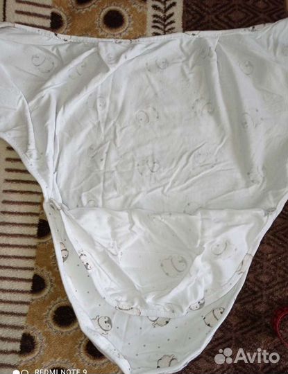 Кокон-пеленка на липучке