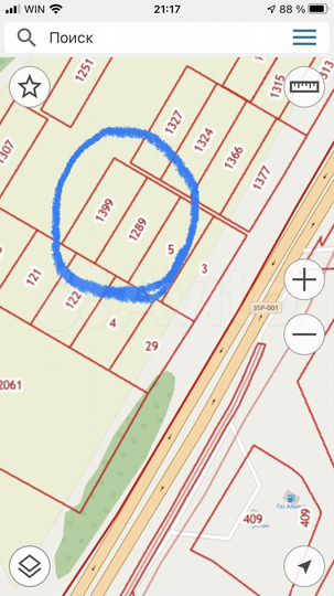 Участок 44 сот. (СНТ, ДНП)