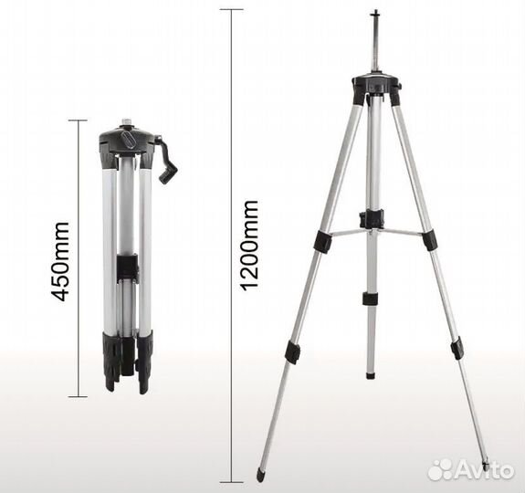 Штатив усиленный для лазерного уровня