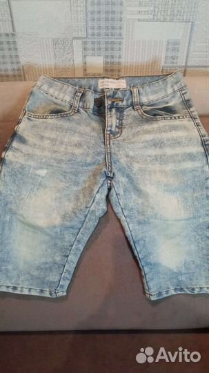 Детские джинсовые бриджи цена за все