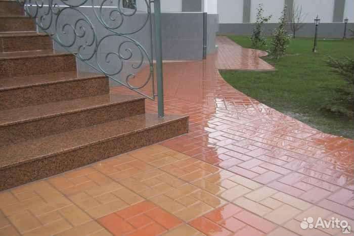 Тротуарная плитка,бордюры,водостоки от завода