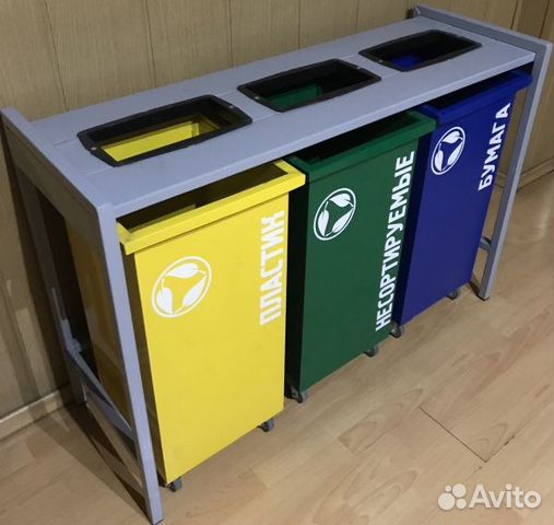 Урны для раздельного сбора мусора