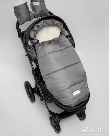 Кокон конверт зимний в коляску или санки