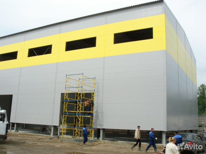 Производство и монтаж сэндвич панелей