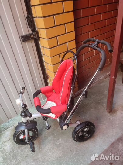 Велосипед коляска с ручкой складной