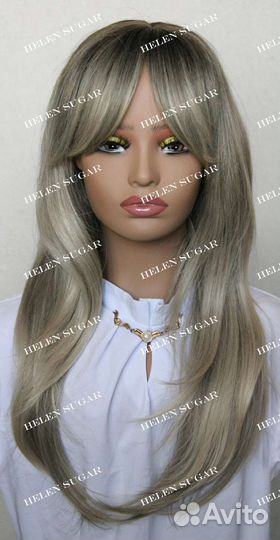 Парик пепельный блонд