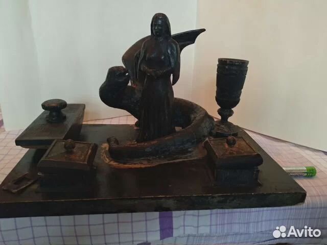 Старинный письменный прибор СССР из дерева