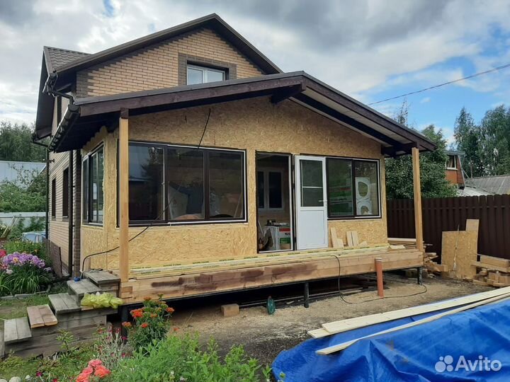 Строительство пристроек, веранды, беседки