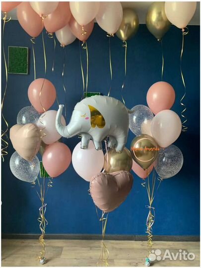 Композиции из гелиевых и воздушных шаров