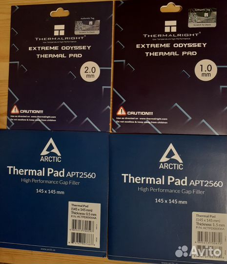 Новые термопрокладки Thermalright, Arctic