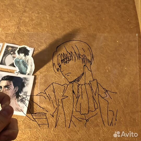 Аниме на стекле, Атака Титанов, Леви