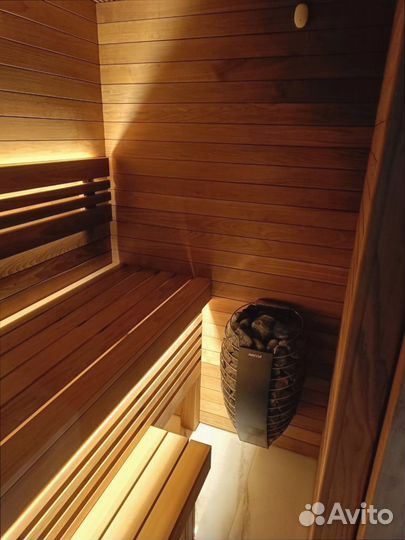 Электрокаменка с установкой