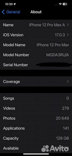 iPhone 12 Pro Max, 128 ГБ