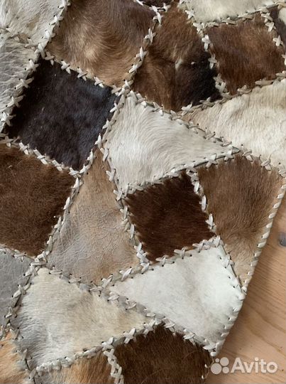 Ковер из натуральной кожи