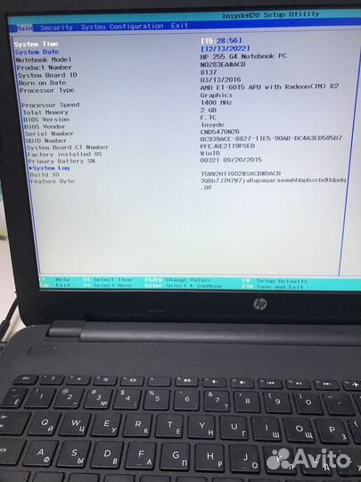 Материнская плата HP pavilion 15-BA 15-AF