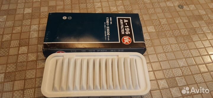 Фильтр воздушный yaris vitz