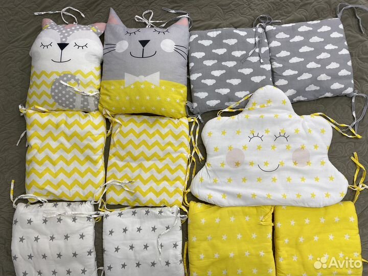 Бортики в кроватку