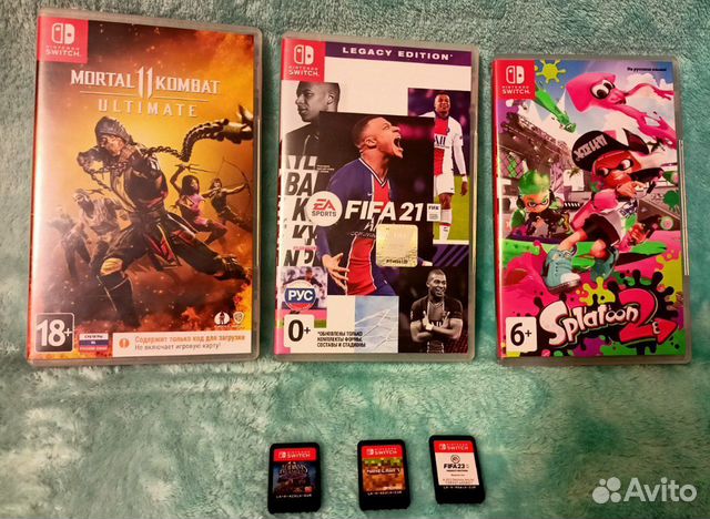 Картриджи Nintendo Switch splatoon MK Minecraft купить в Москве ...