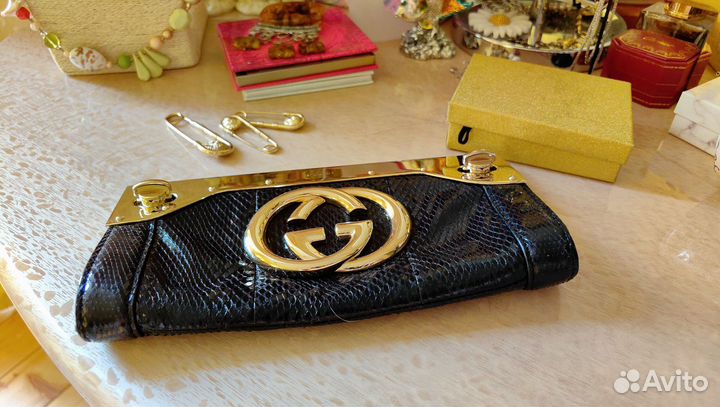 Клатч gucci питон оригинал
