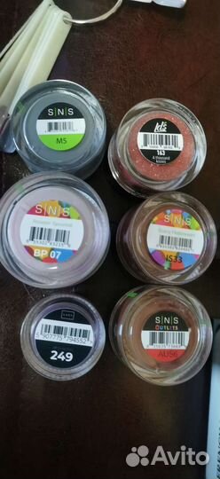 Набор из дип/гель пудр для ногтей