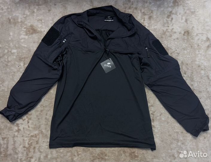 Тактические Брюки + Рубашка черные Giena Tactics