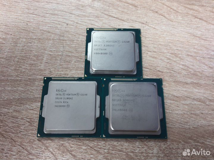 Процессоры LGA 1150 G3240/ G3250/ G3260