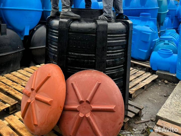 Емкость пластиковая 2 м3 для канализации