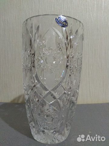 Ваза хрустальная