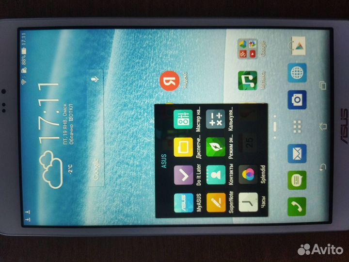 Планшет asus