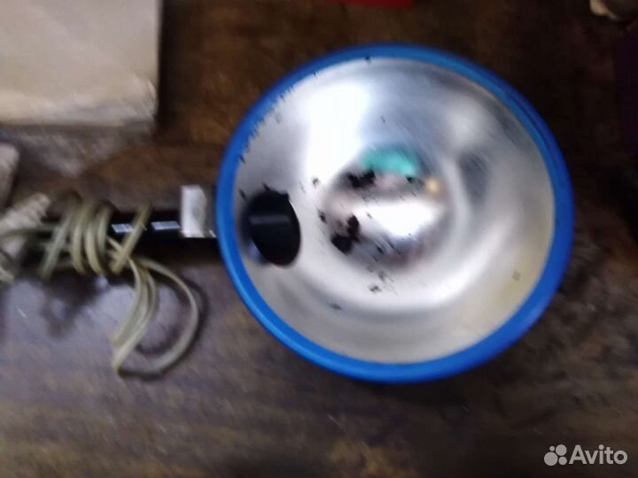 Синяя лампа для прогревания