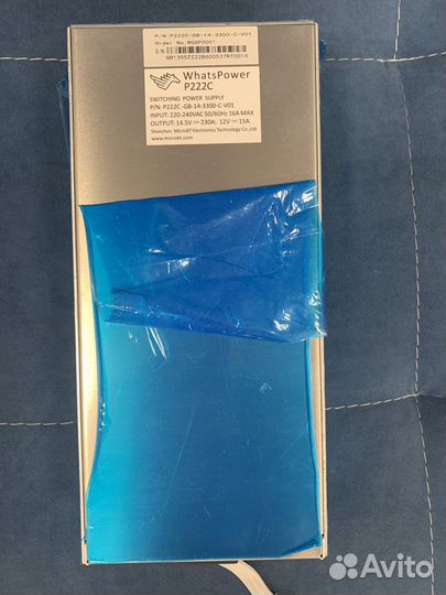 Блок питания р222с,для асика whatsminer,Ватсмайнер