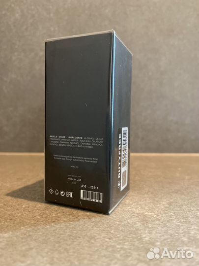 Духи Angels' Share By Kilian