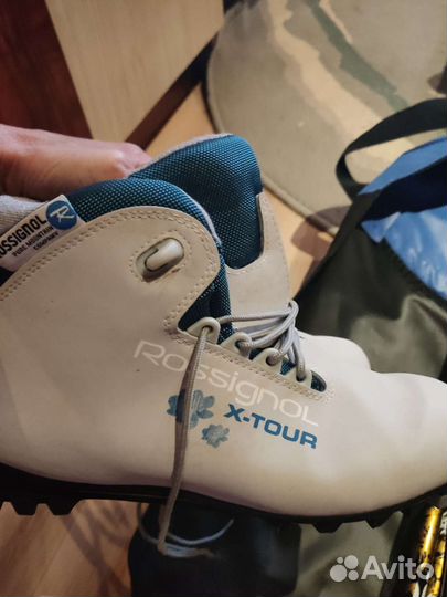 Комплект беговые лыжи 190 + ботинки 39-40 + палки