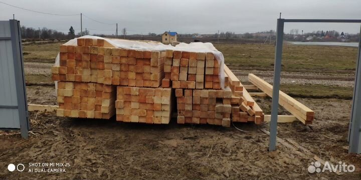 Сухой профилированный брус из ели 150х200х6000