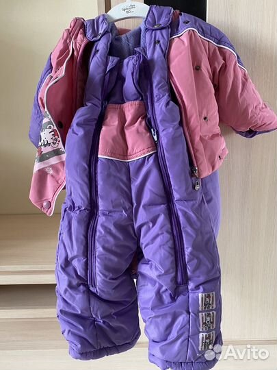 Зимний комбинезон конверт для девочки
