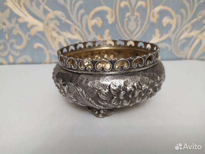 Серебряная Сахарница Конфетница