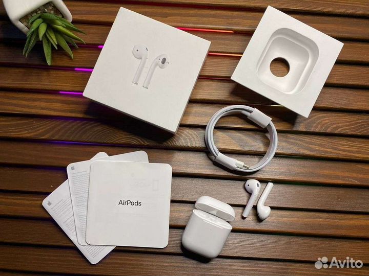 Наушники Apple AirPods 2 Airoha Premium White