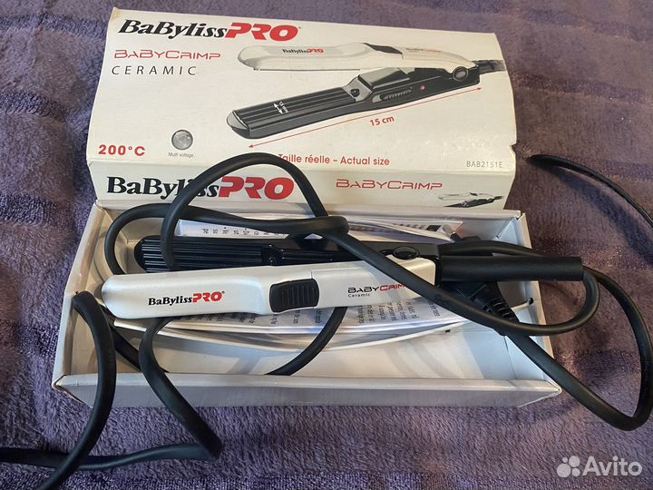 Мини щипцы-гофре BaByliss PRO