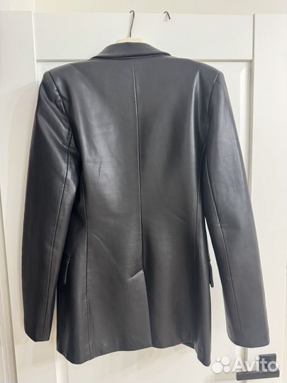 Жакет пиджак кожаный Zara M