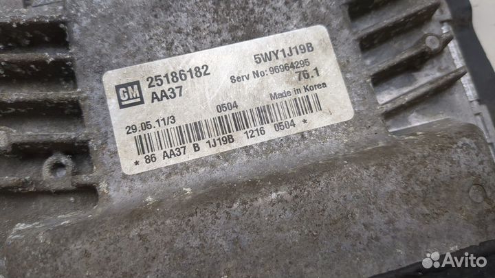 Блок управления двигателем Chevrolet Cruze, 2012